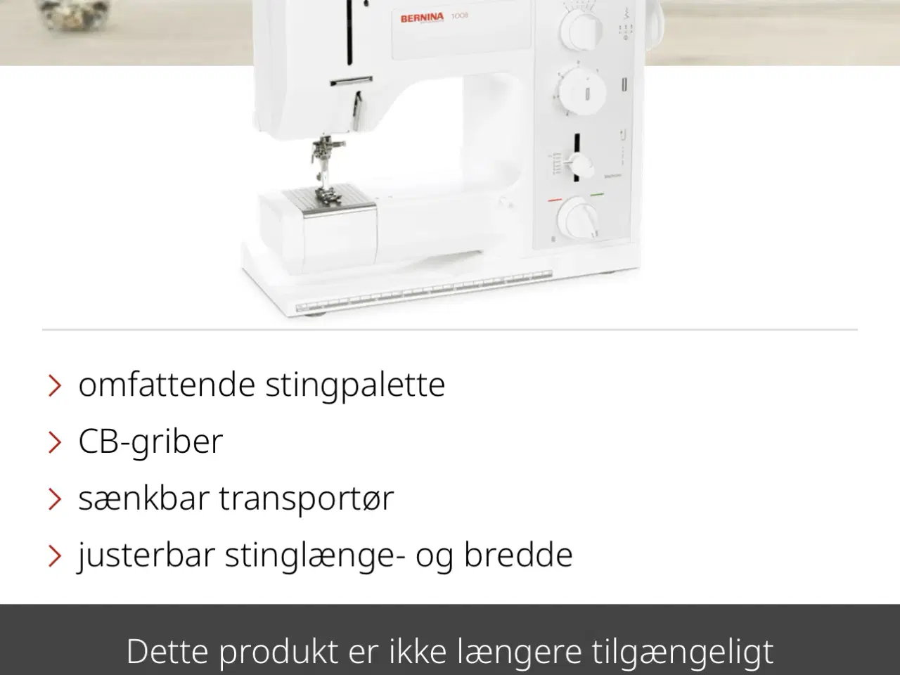 Billede 17 - Bernina 1008 symaskine