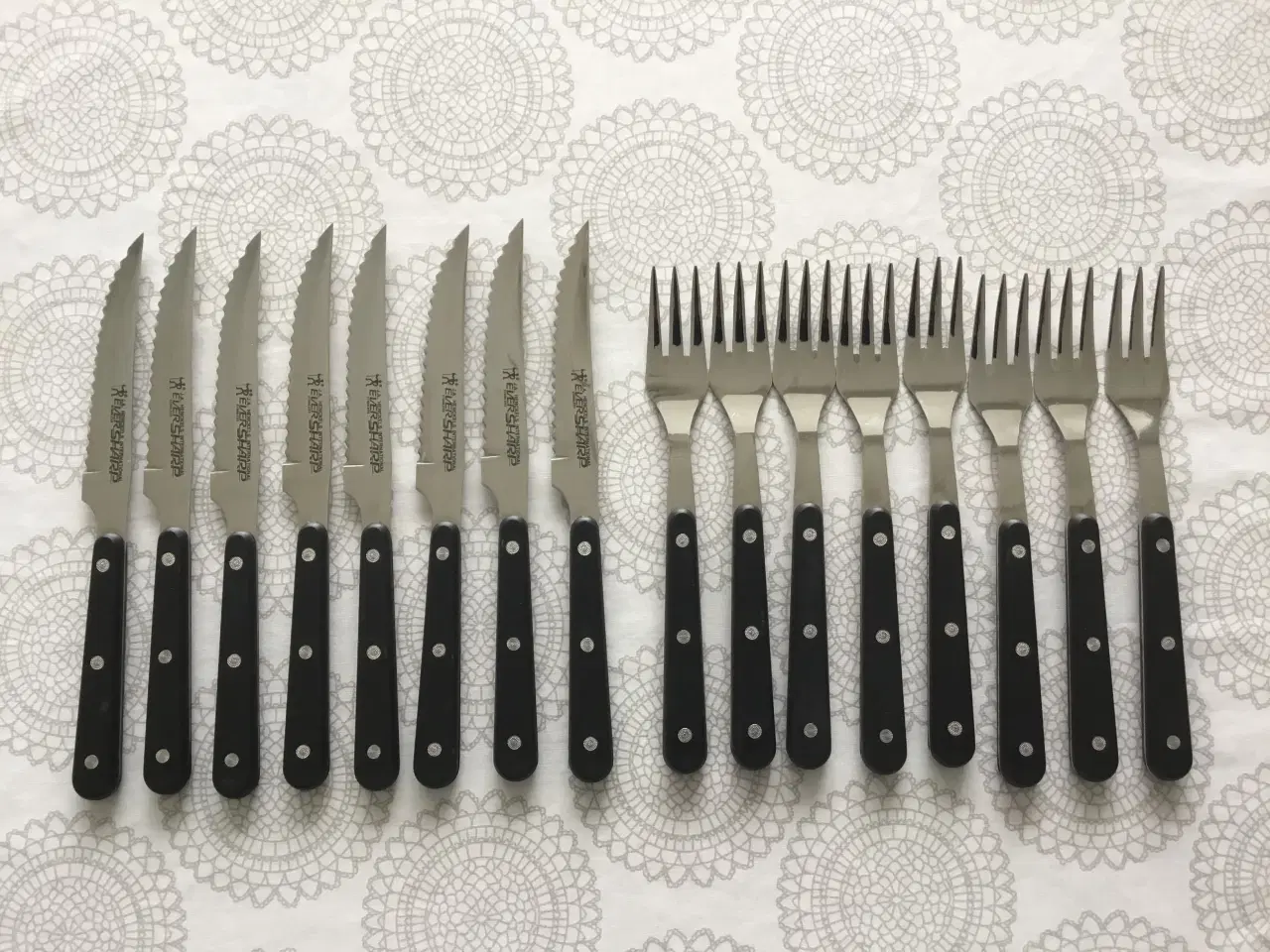Billede 1 - Gaffel og knivsæt.