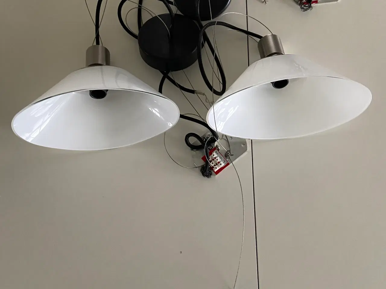 Billede 2 - Pendler med glasskærme.