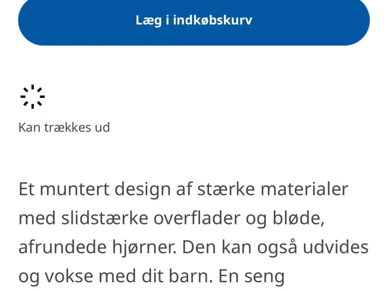 Billede 5 - Udtrækningseng