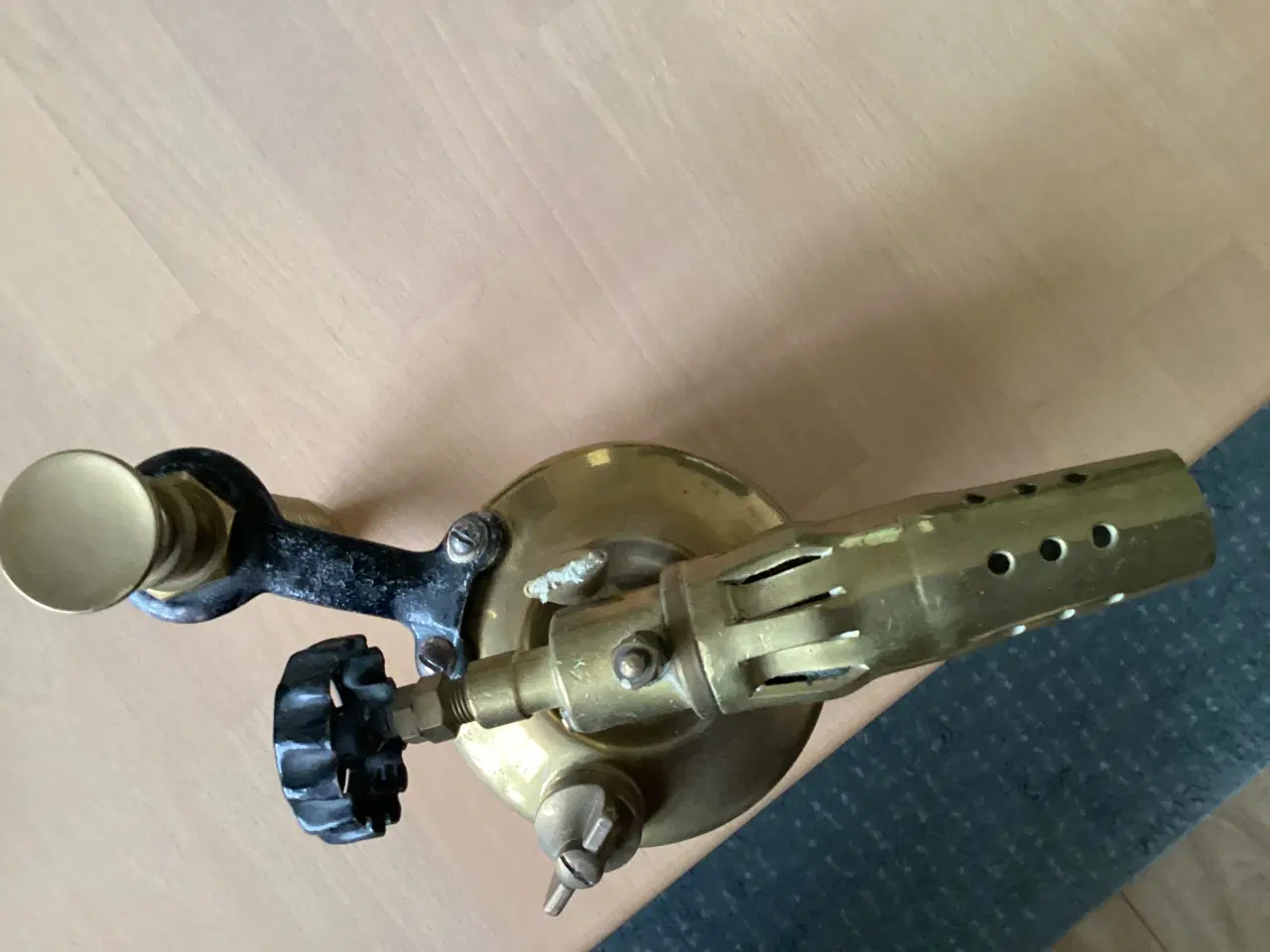 Billede 3 - Antik primus af messing sælges.