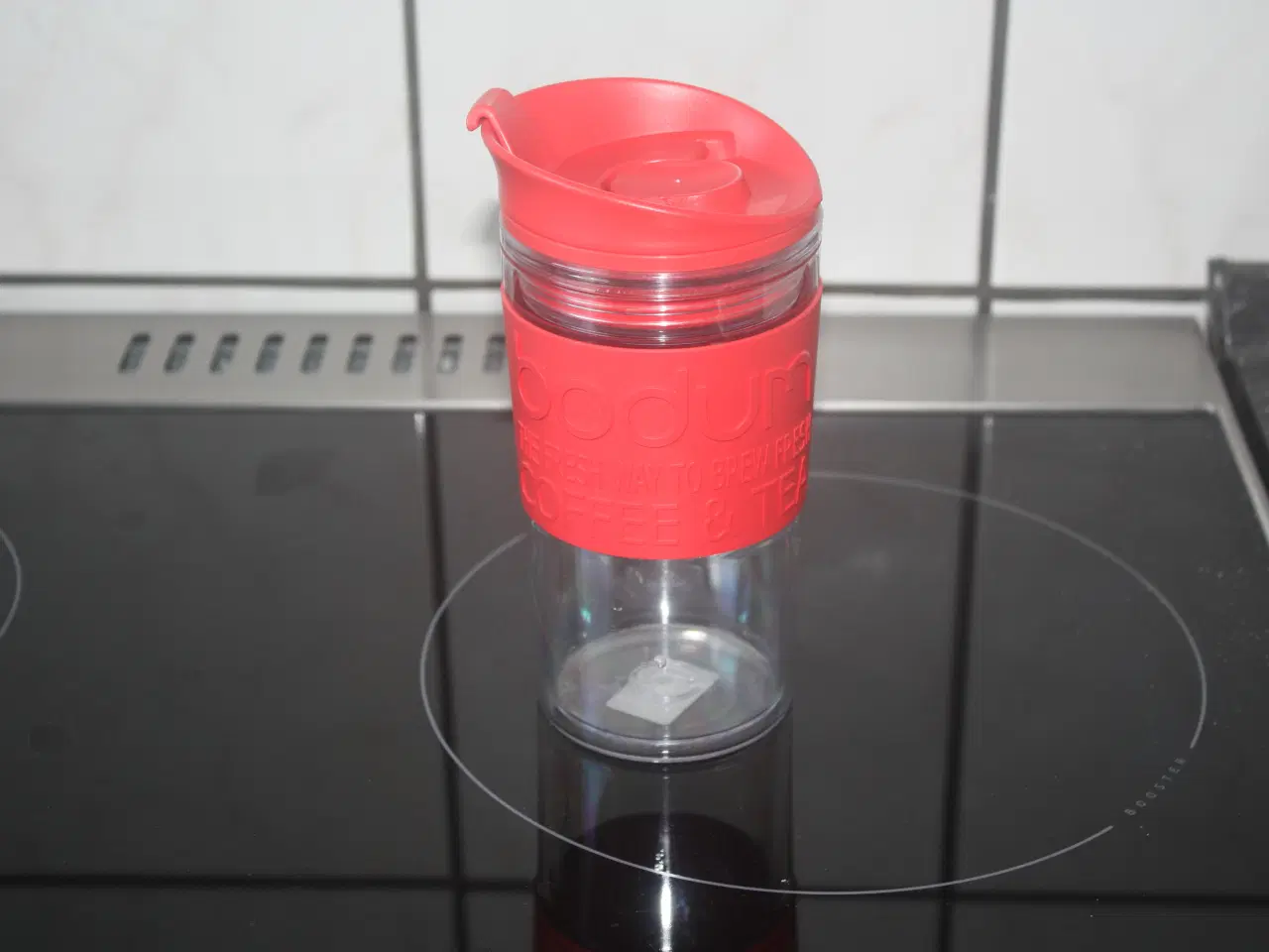 Billede 1 - Bodum to-go plast krus med silikone  H 17 cm 