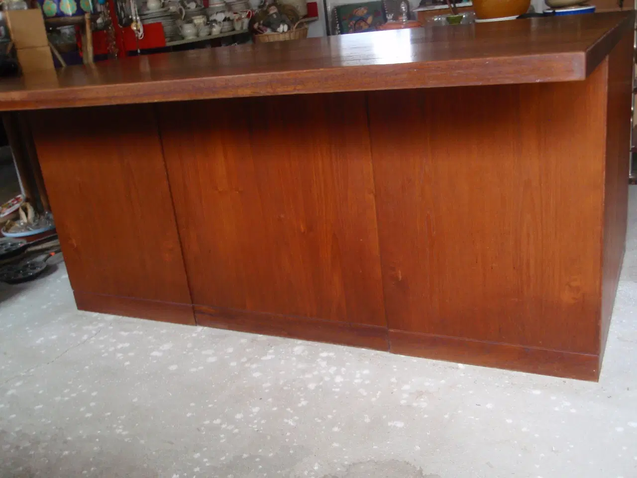 Billede 2 - Gl. unik Teak konference skrivebord