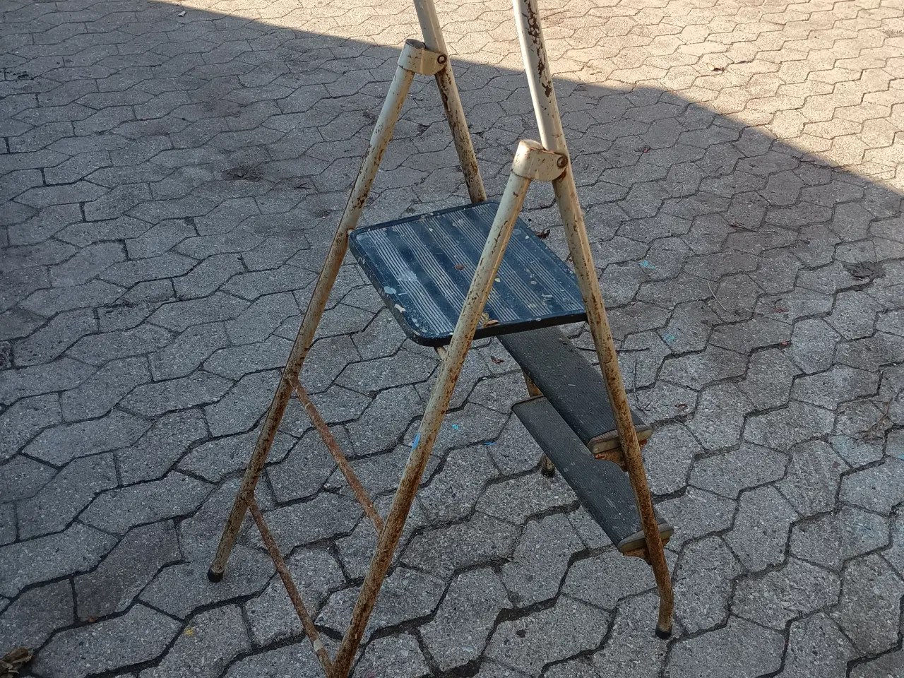 Billede 5 - Vintage stige med fin patina.