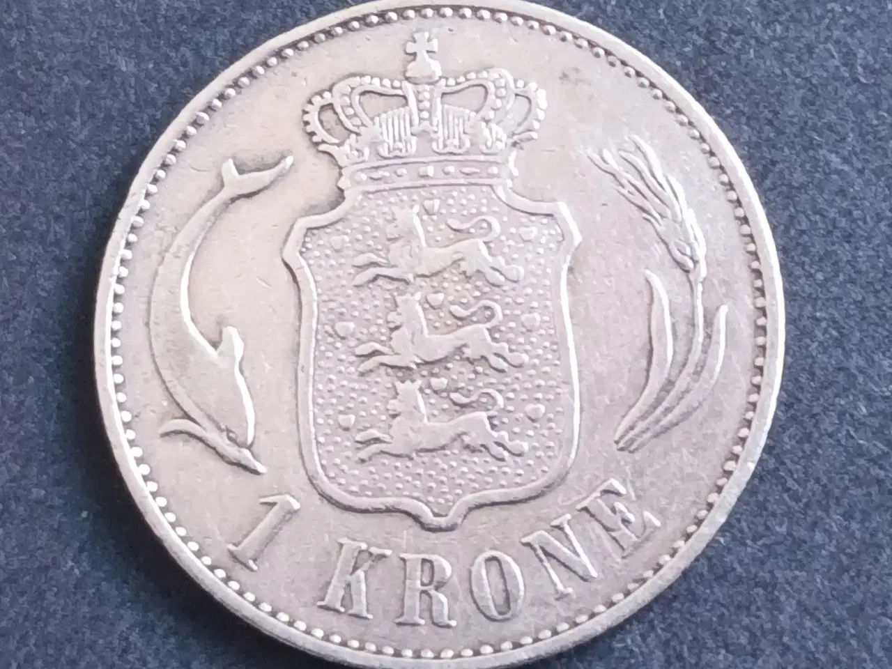 Billede 2 - 1 kr 1898 i sølv.