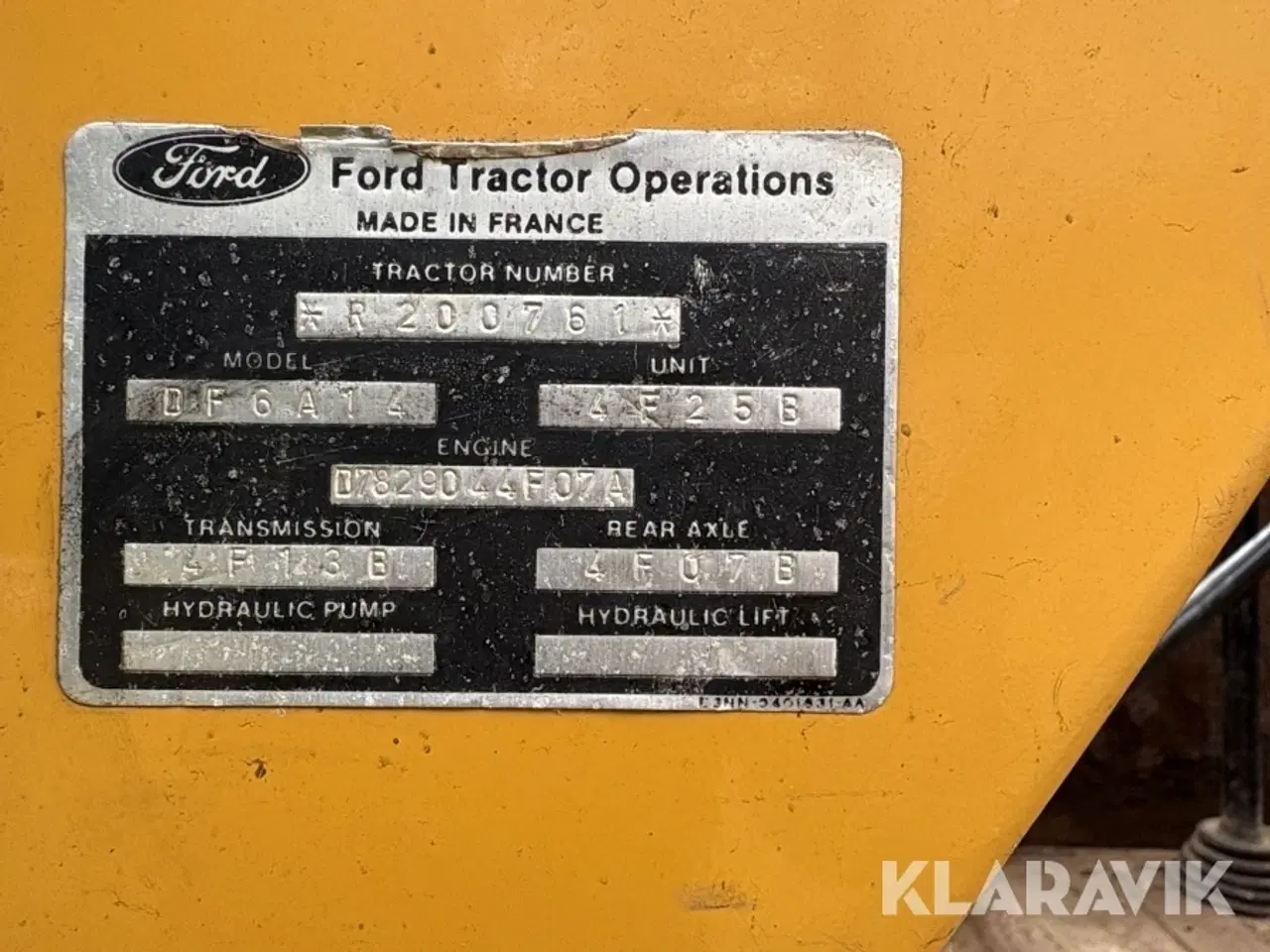 Billede 5 - Rendegraver Ford 555 DF6A14