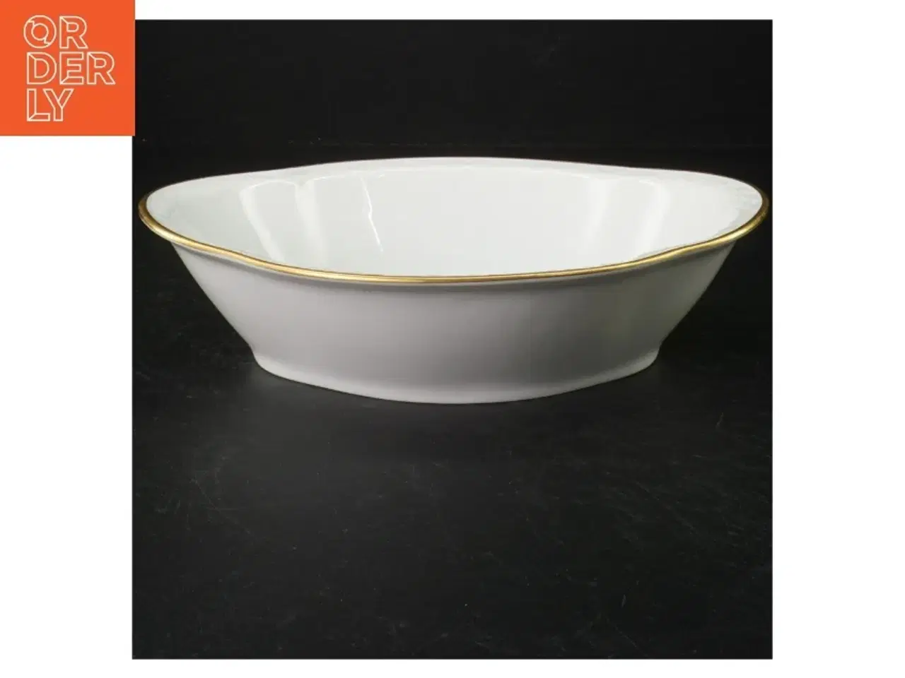 Billede 2 - Dekorativt fad med fiske motiv fra B&G (str. 24 x. 19 cm. h. 6 cm)