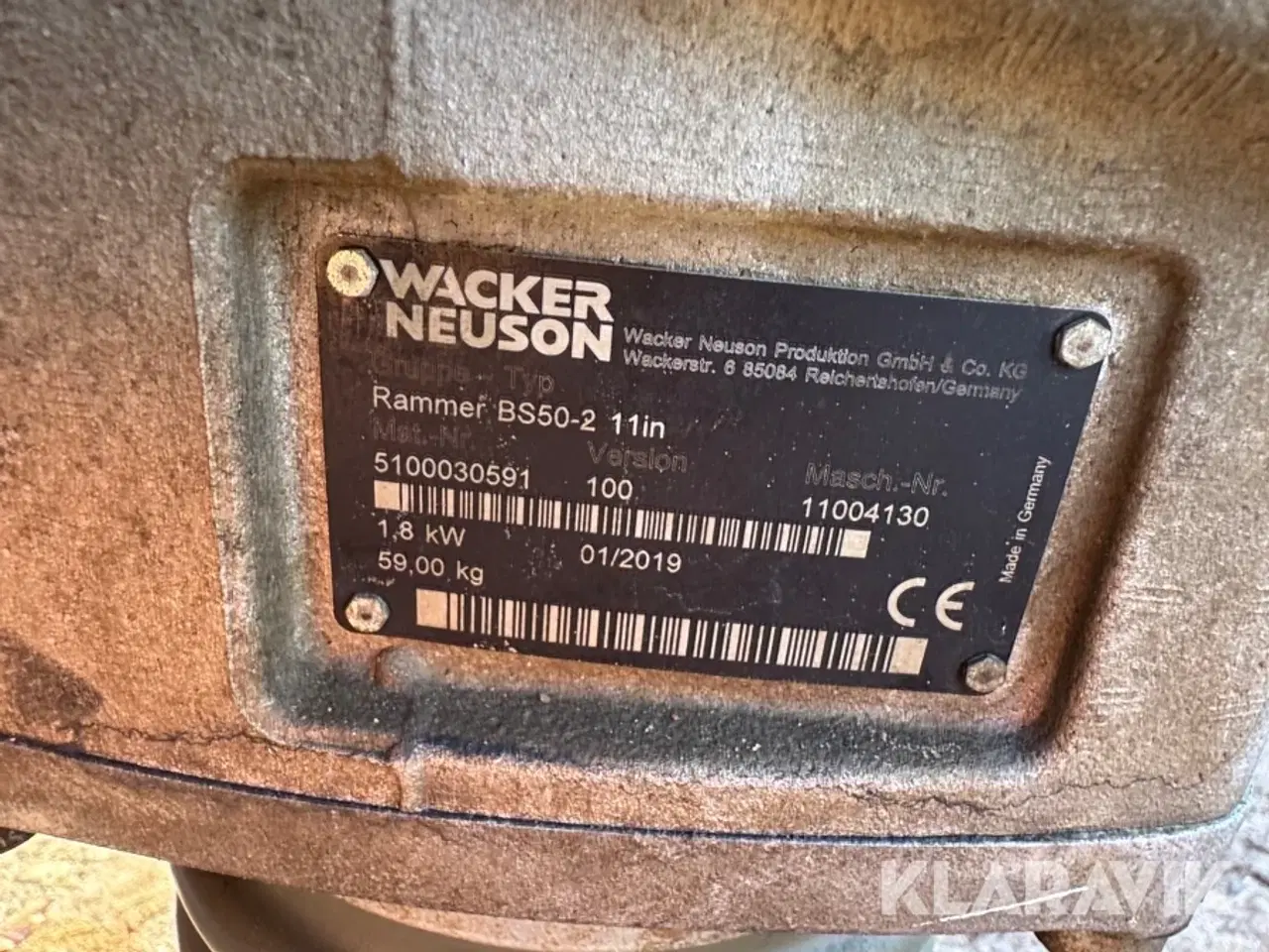 Billede 5 - Jordloppe Wacker Neuson BS50-2