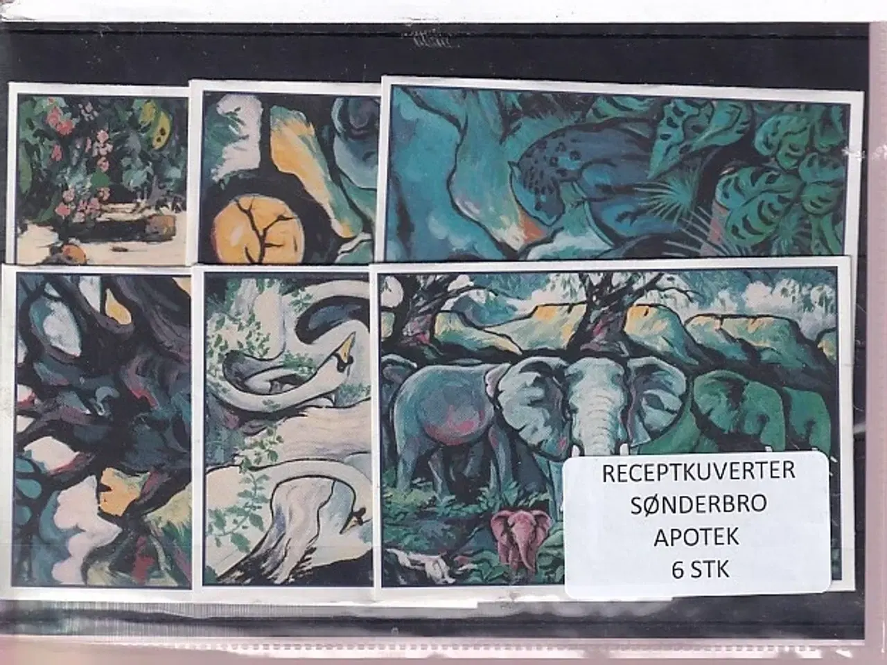 Billede 1 - Receptkuverter - Sønderbro Apotek - 6 Stk.