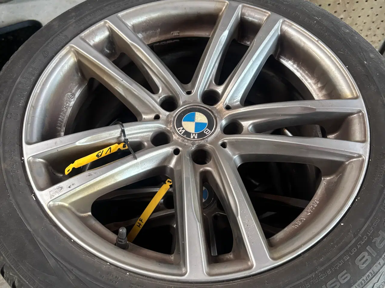 Billede 2 - Alufælge med vinterdæk