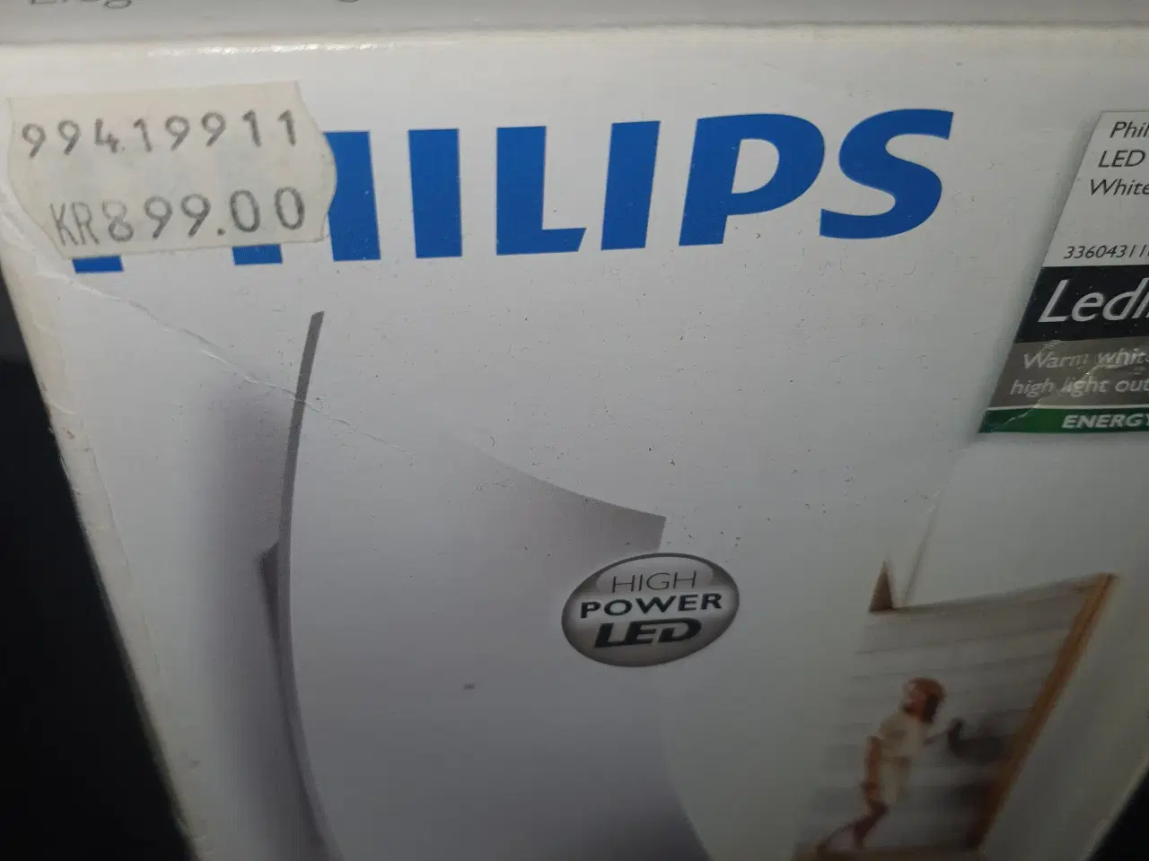 Billede 5 - Philips LED væglampe hvid, ikke pakket ud.