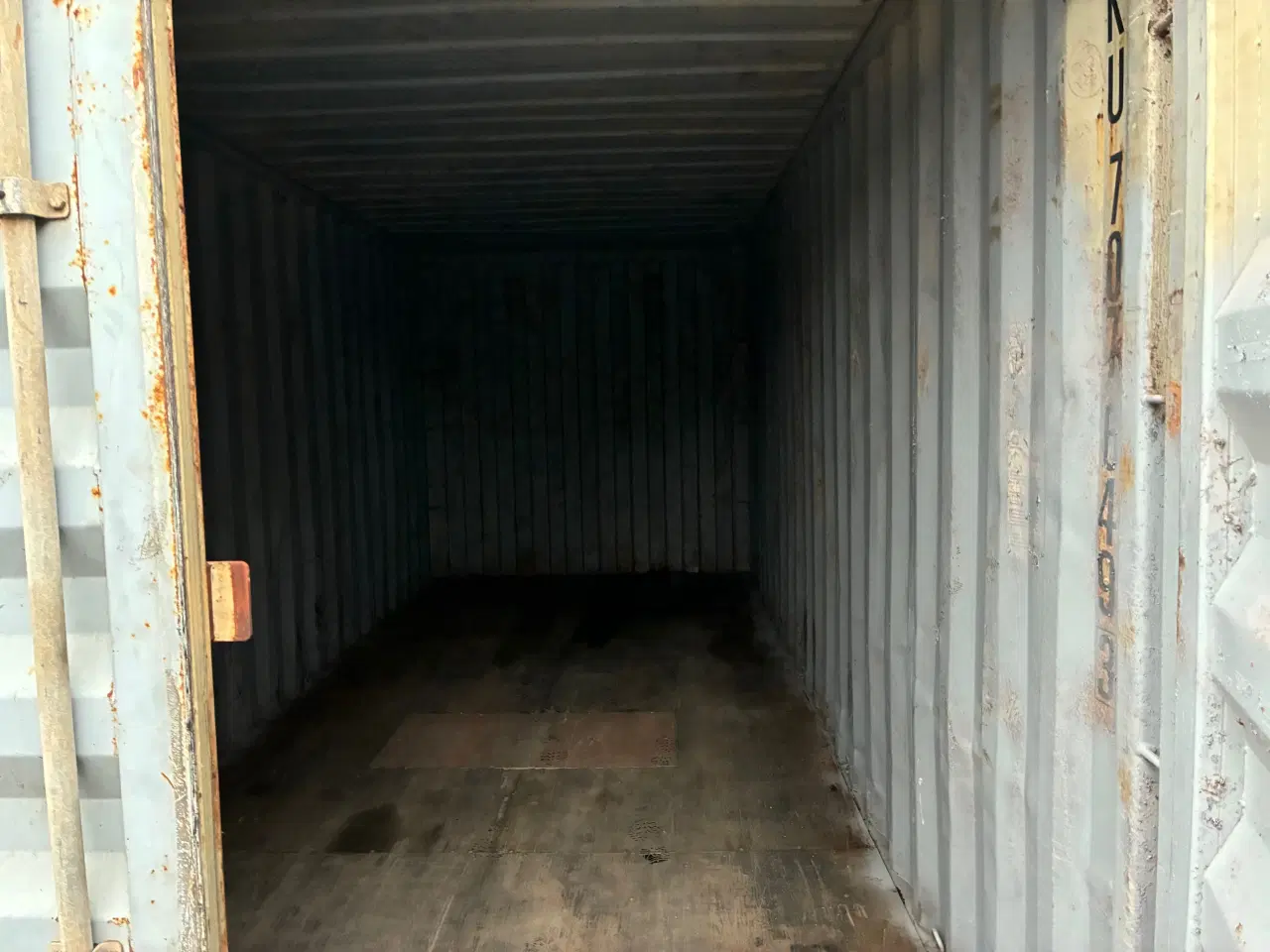 Billede 2 - 20 fods Container- ID: MSKU 707649-3
