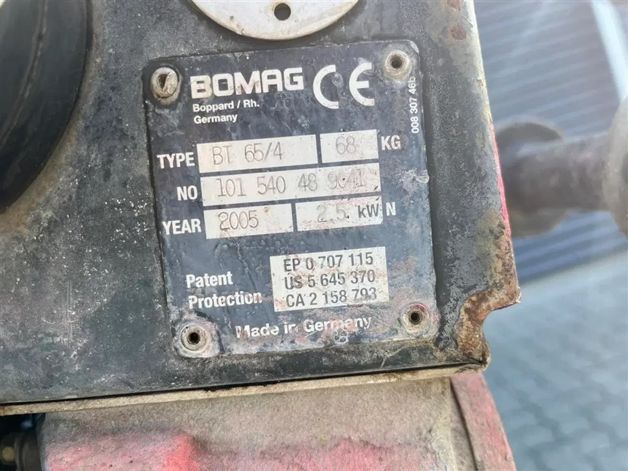 Billede 7 - Bomag BT65/4 jordloppe