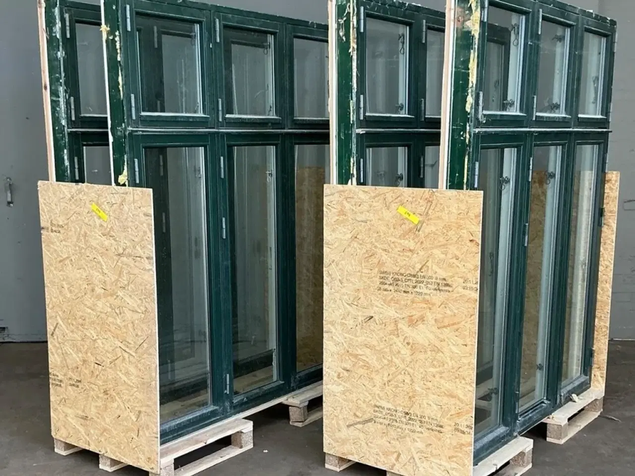Billede 1 - Termovinduer grønne 4 styk