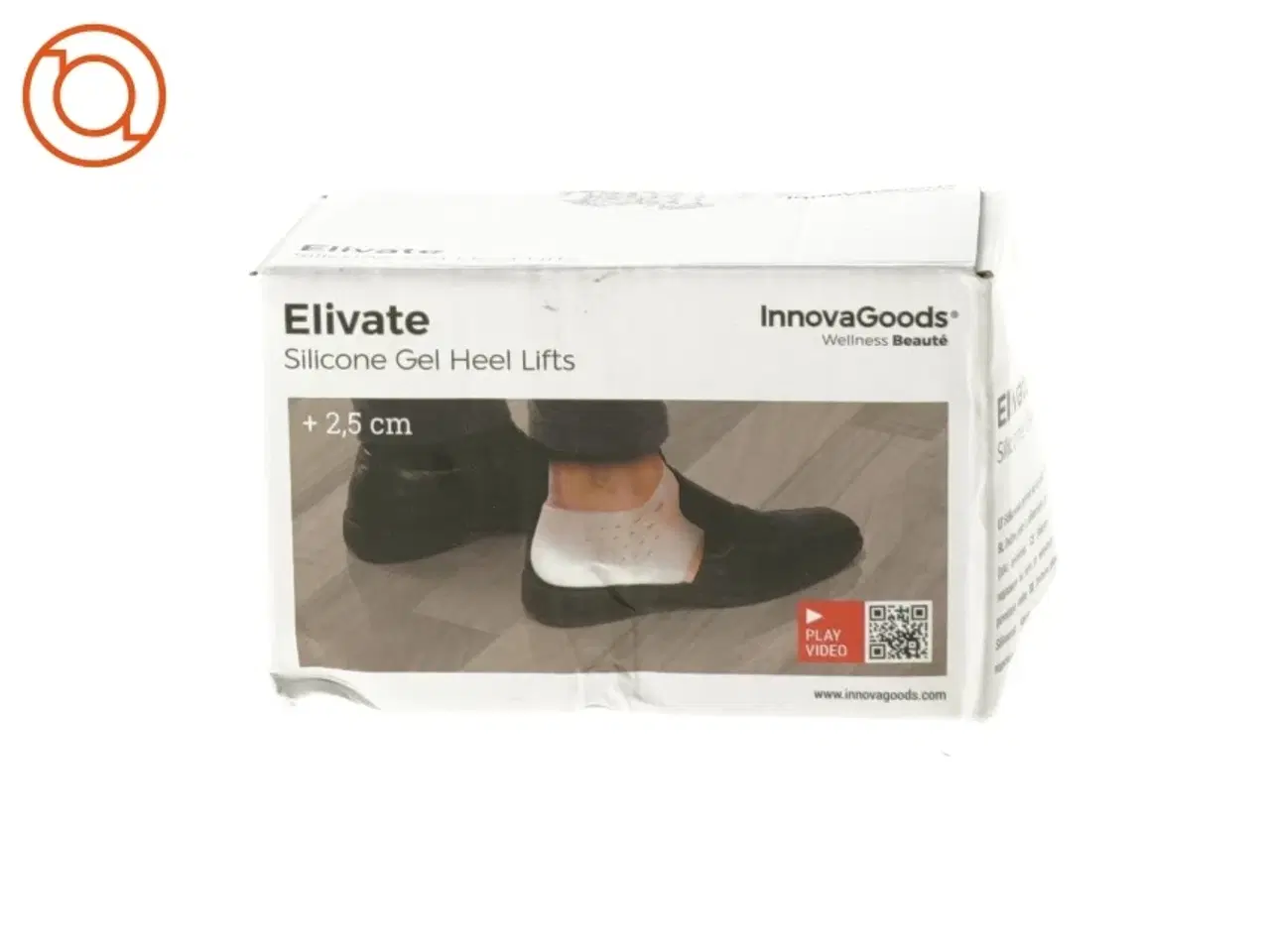 Billede 1 - Bliv 2,5 cm. højere! Silikone hælindlæg (str. 12 x 7 cm)