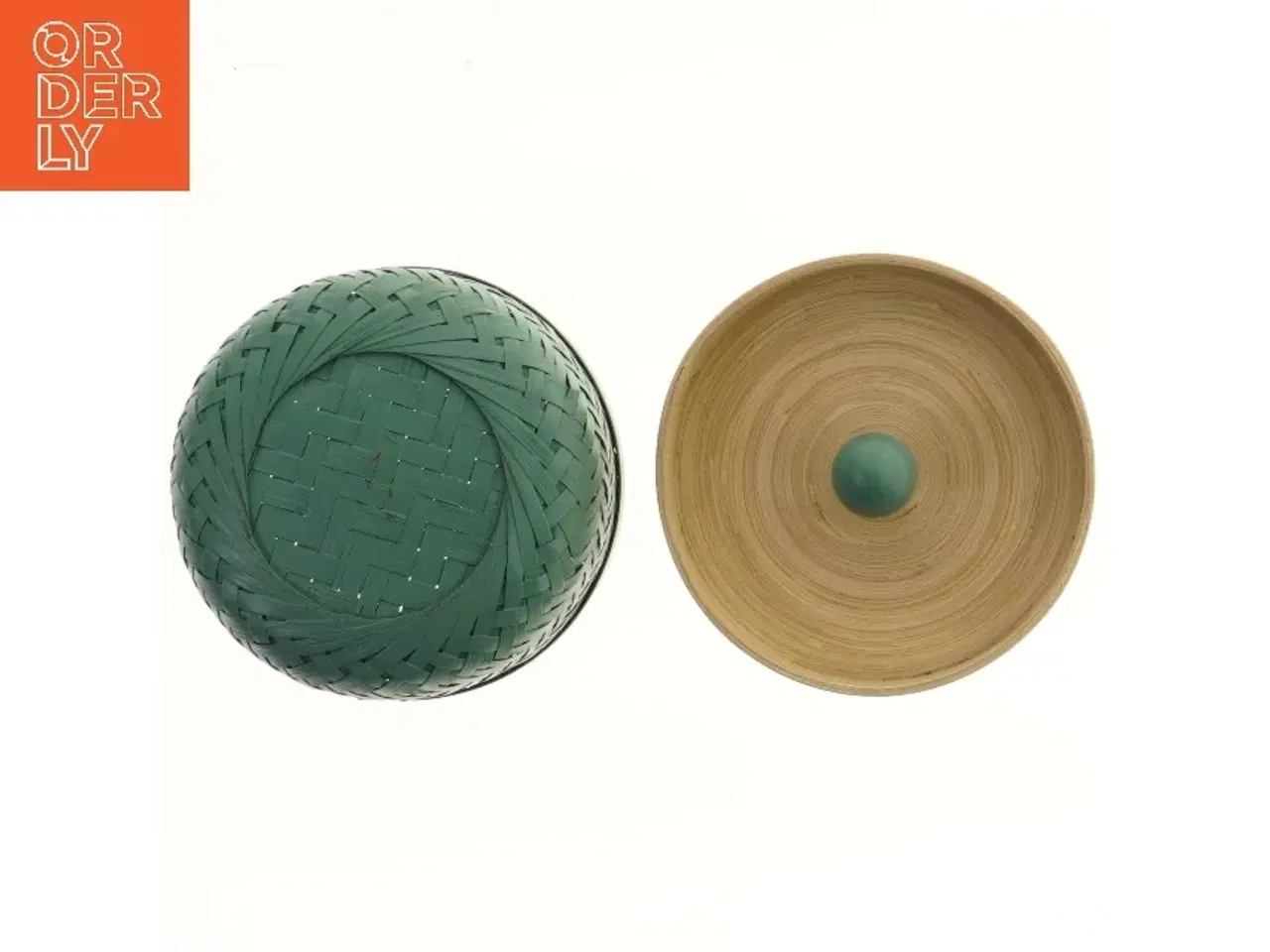 Billede 3 - Flettet kurvlåg (str. 11 cm)