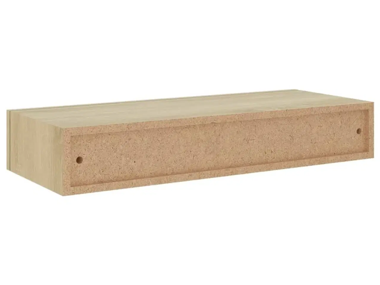 Billede 6 - Væghylde med skuffe 60x23,5x10 cm MDF egetræsfarvet