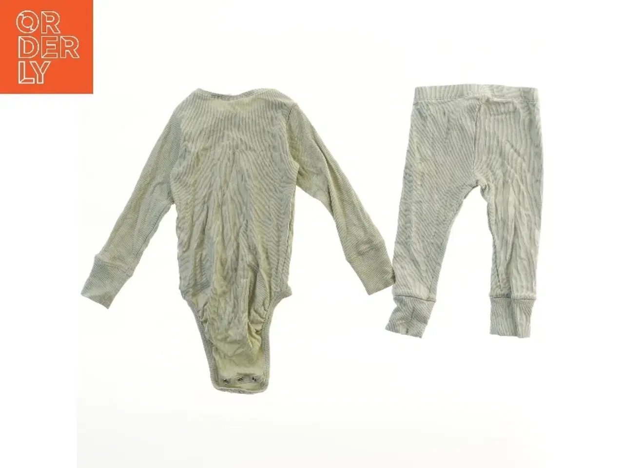 Billede 2 - Langærmet bodystocking og leggings sæt til børn fra KappAhl (str. 86)