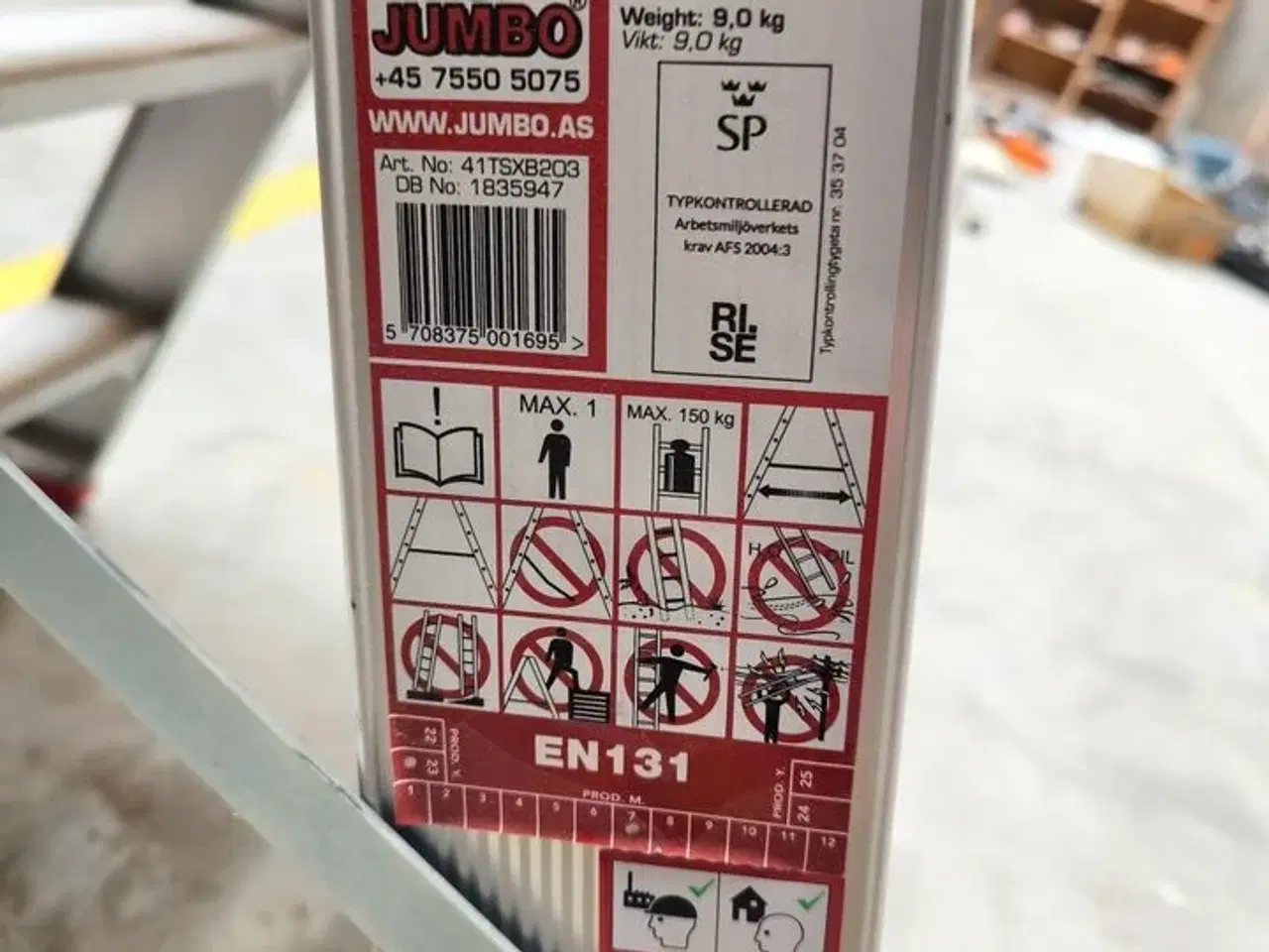 Billede 2 - 3 trins alustige JUMBO