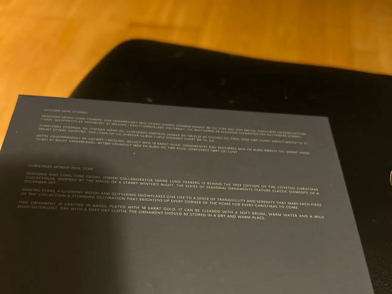 Billede 2 - George Jensen uro 2024 stjerne ny og ubrugt 