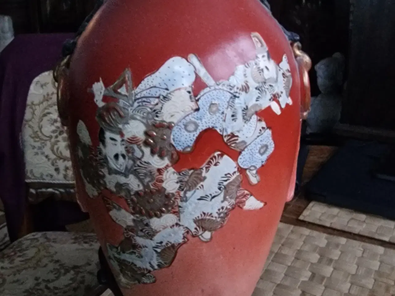 Billede 1 - Japansk Satsuma-vase