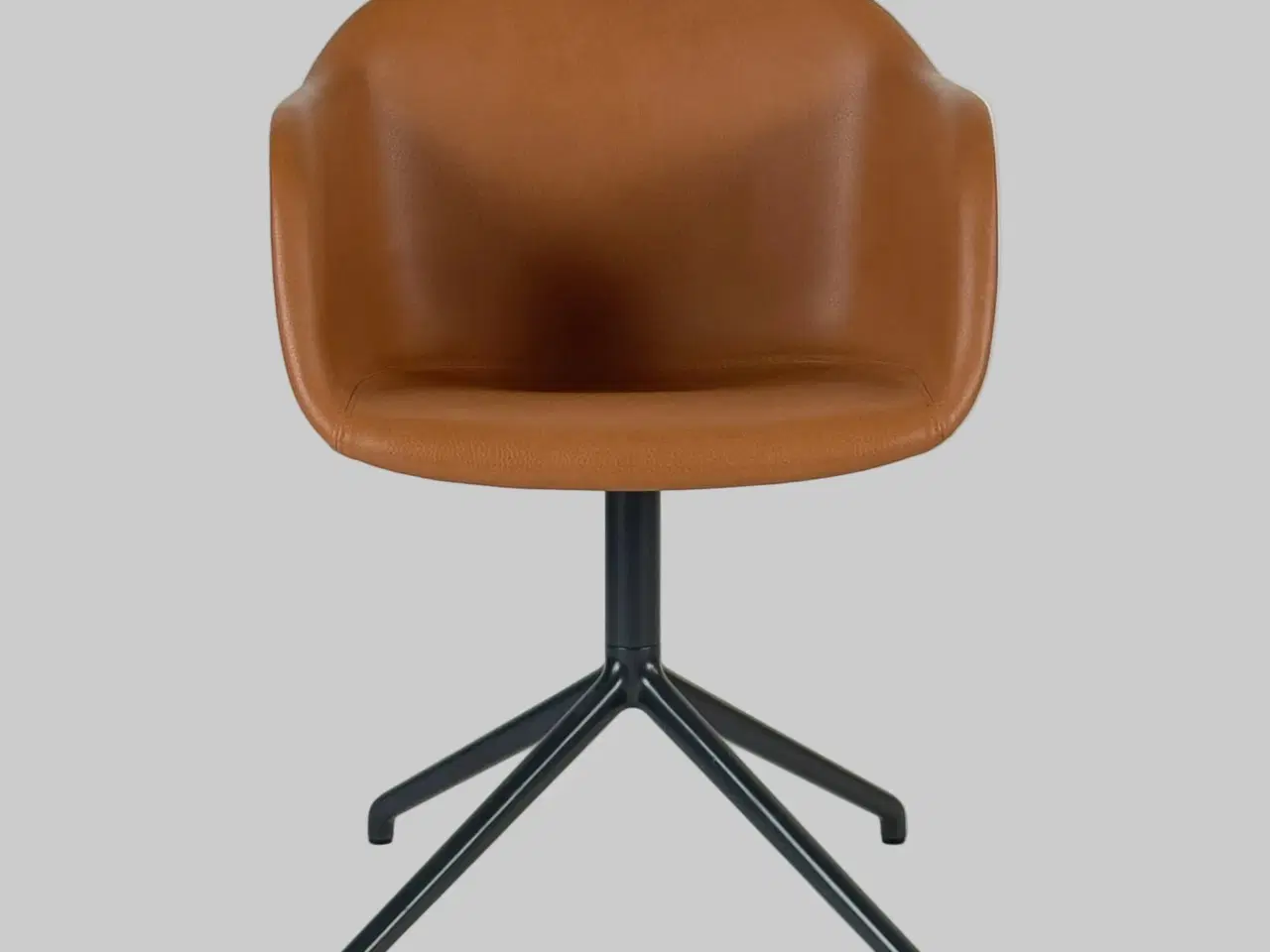 Billede 3 - Muuto Fiber Armchair – Cognac Læder