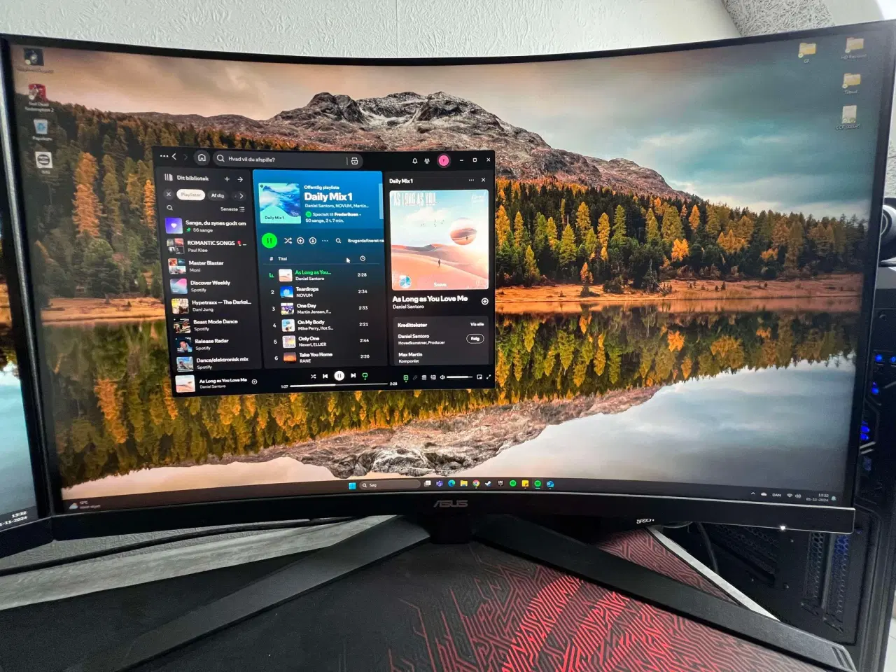 Billede 1 - Asus 32" Curved Gamingskærme 2 stks.