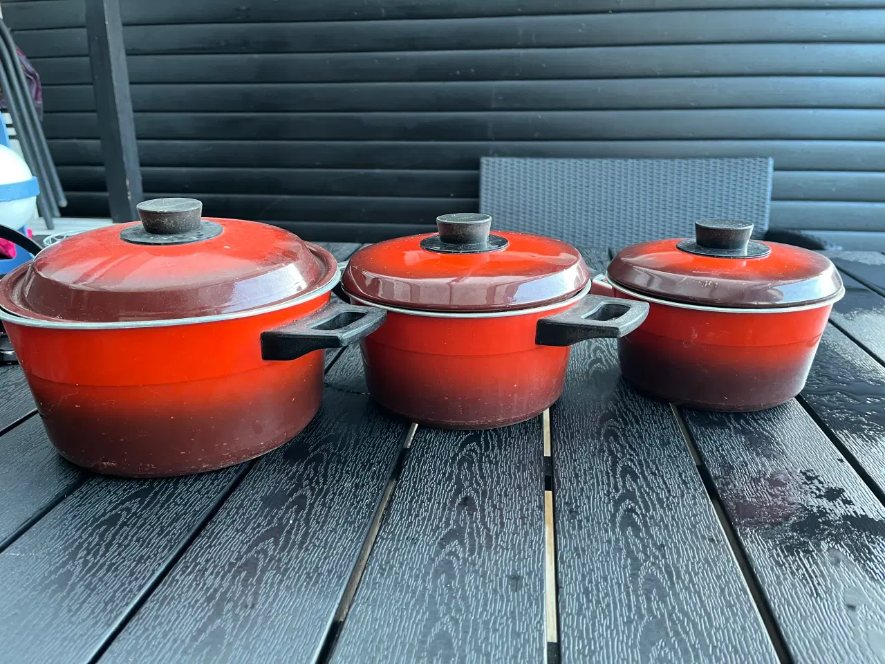 Billede 2 - Retro grydesæt. Giv bud.