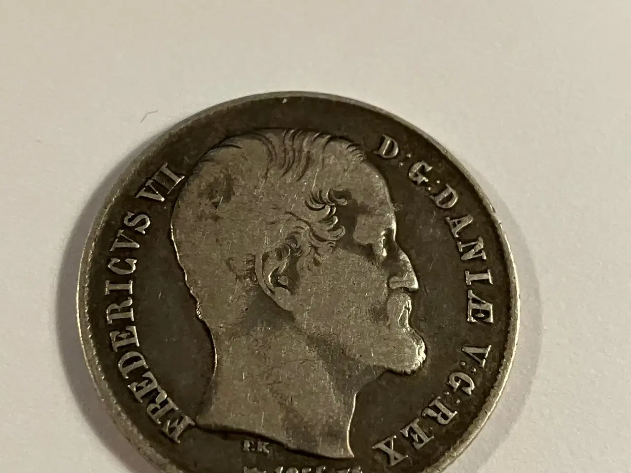 Billede 2 - 1/2 rigsdaler 1855 VS