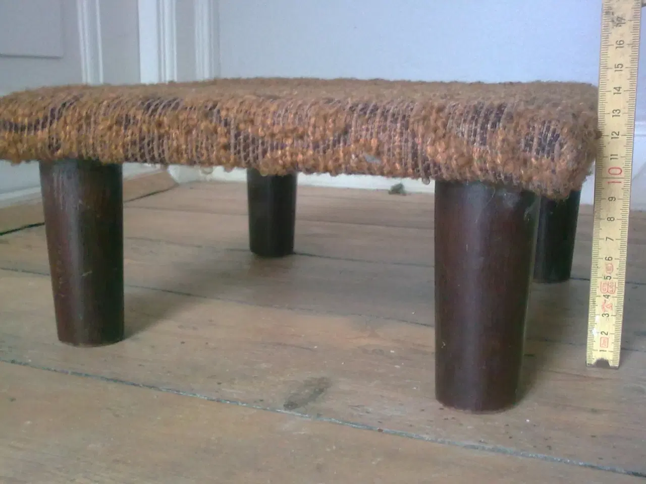 Billede 7 - Kæmpe krukke fod stand i træ på 4 ben