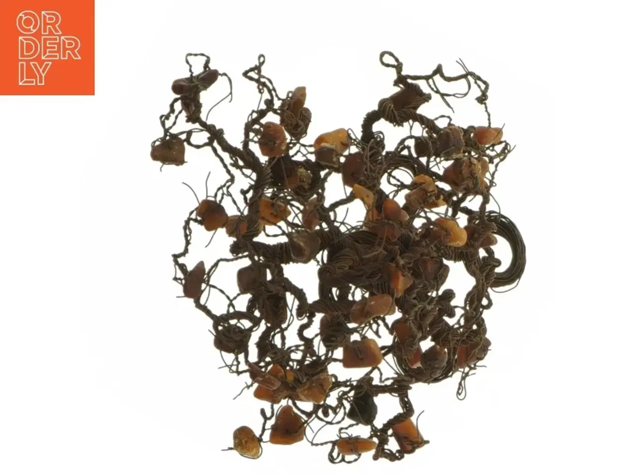 Billede 2 - Dekorativt træ med rav (str. 14 cm)