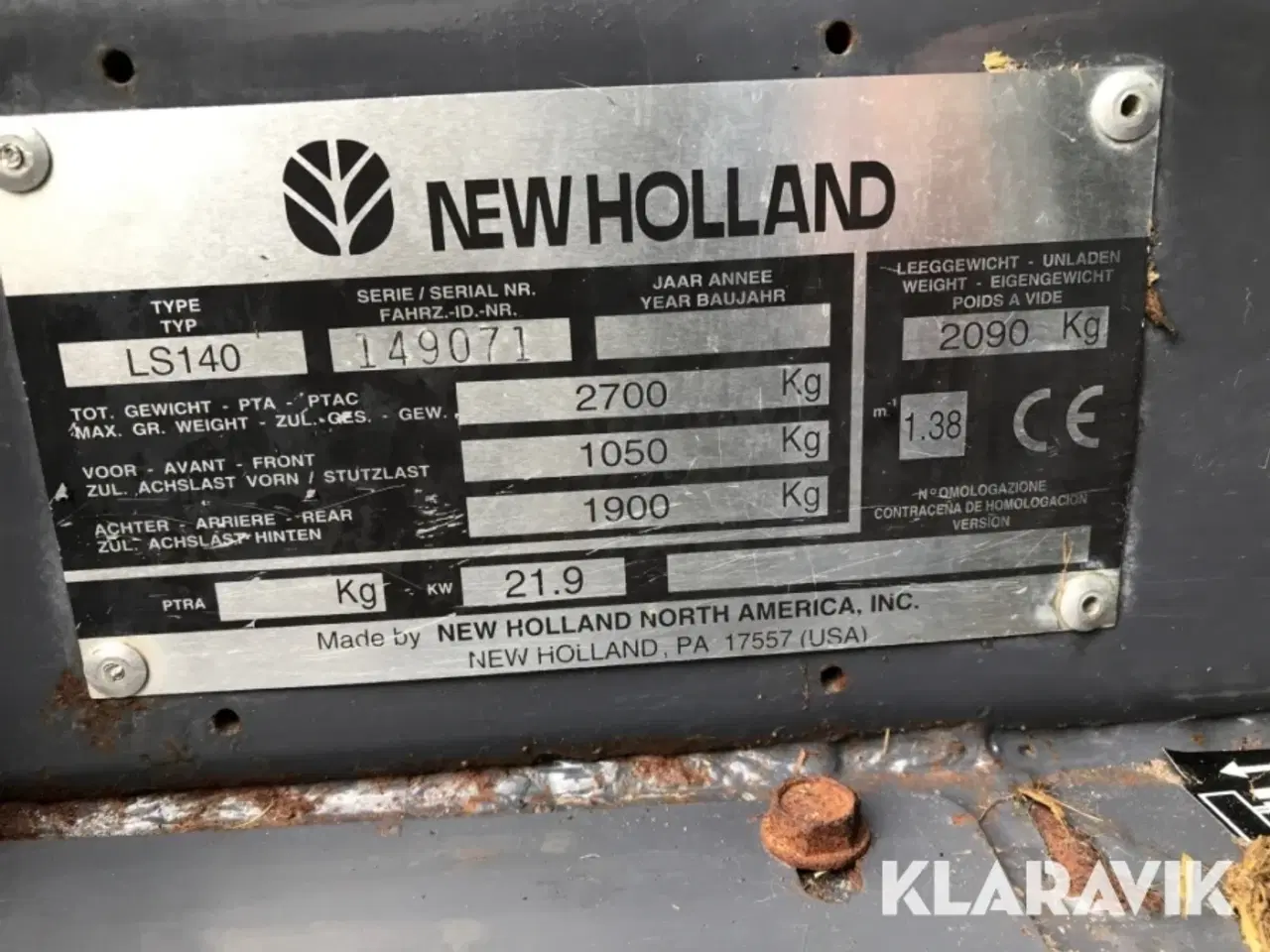 Billede 5 - Minilæsser New Holland LS140