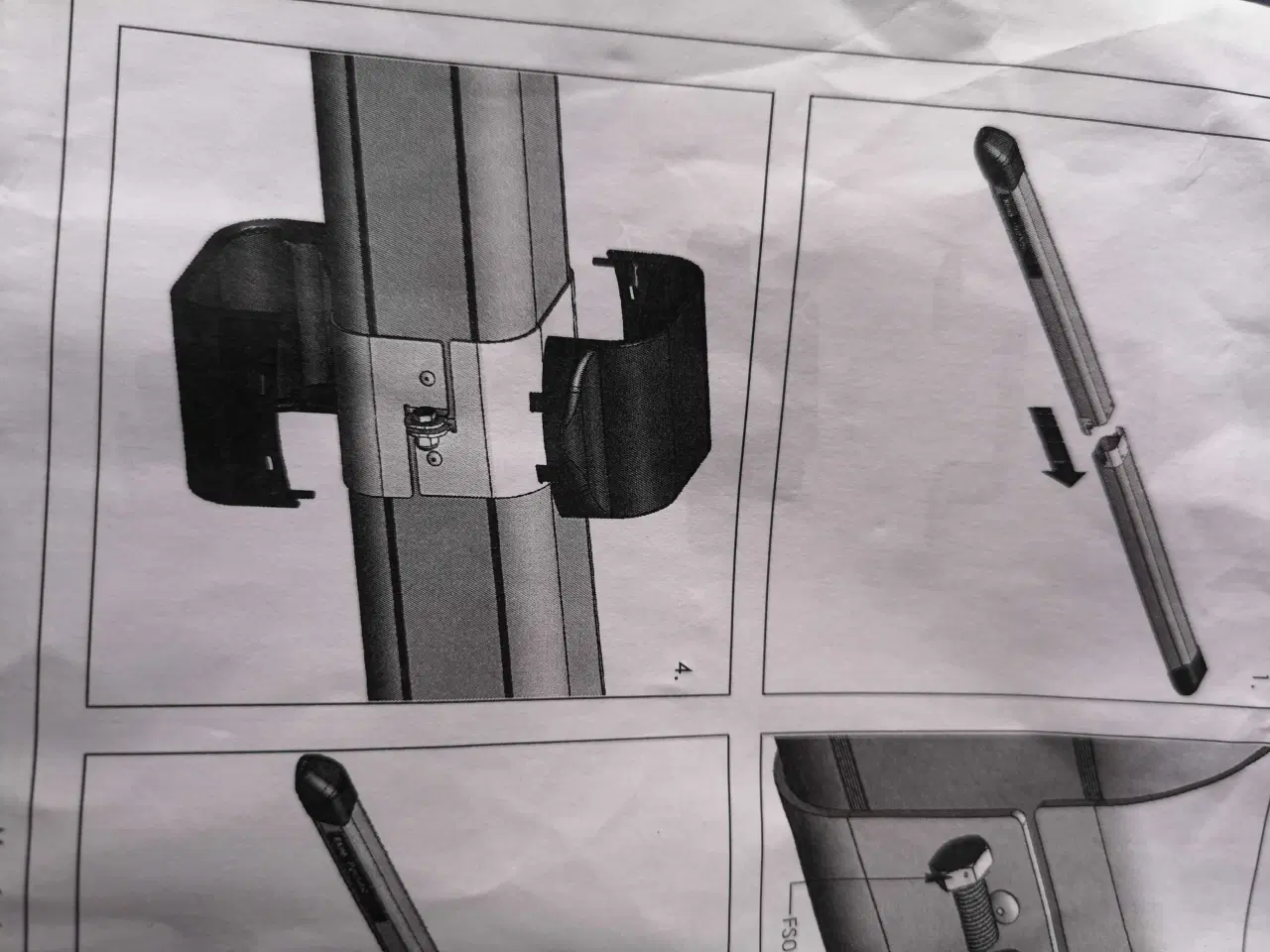 Billede 11 - Rhino PipeTube Pro rør holder til teleskopstænger 