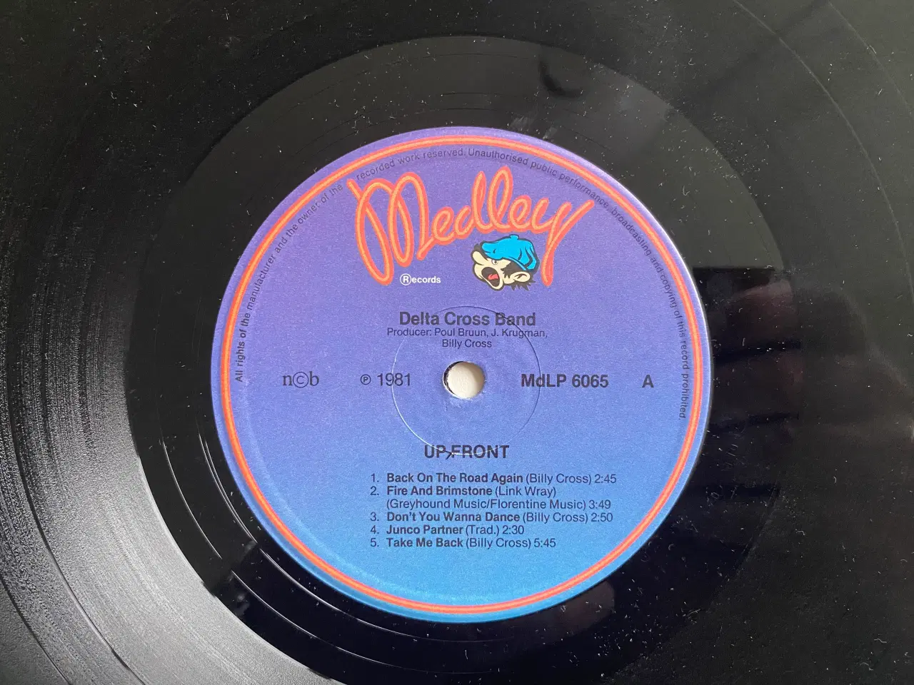 Billede 3 - LP. Delta Cross Band* ‎– Up Front