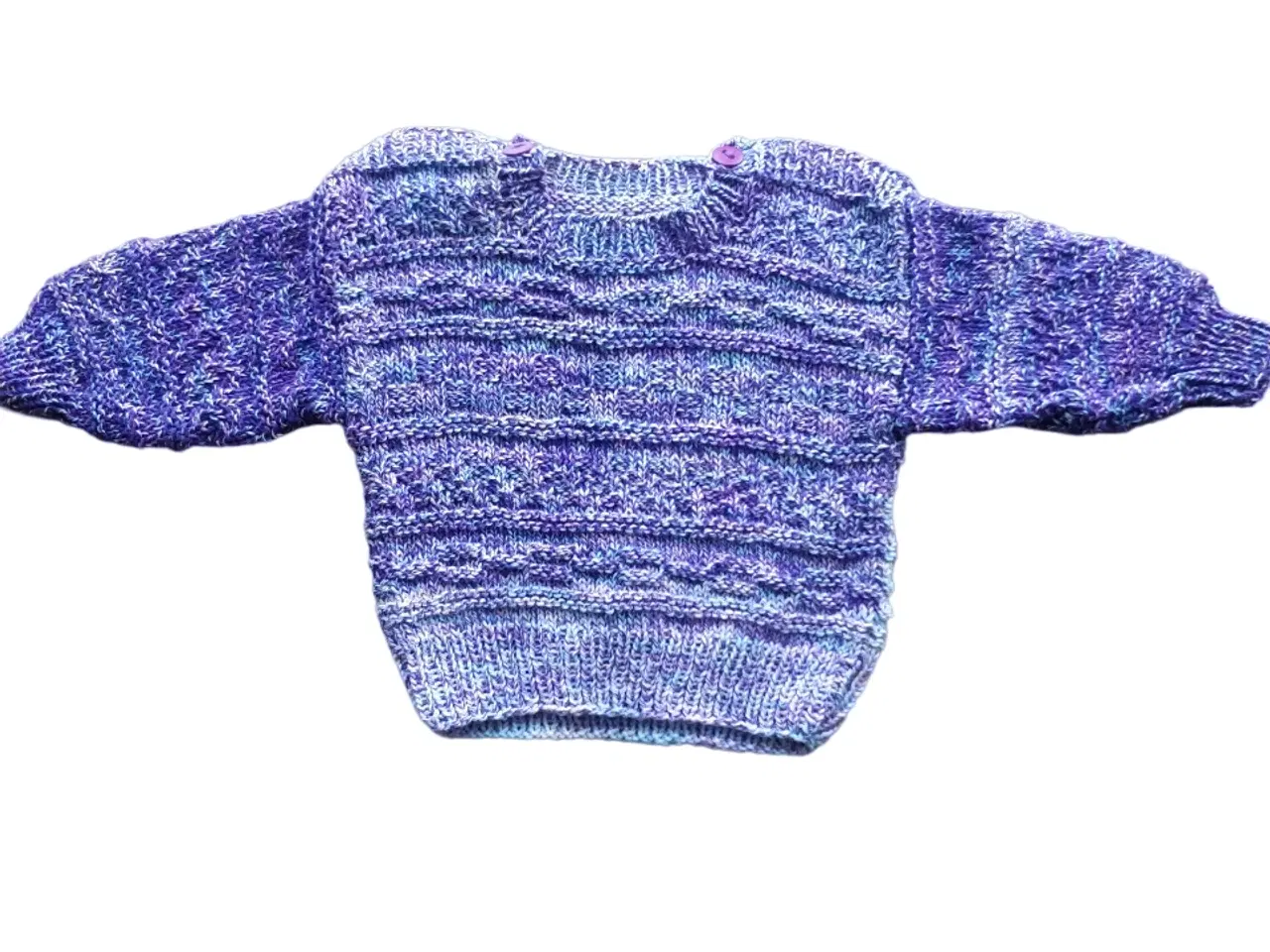 Billede 7 - håndlavede lilla baby sweater, str. 56