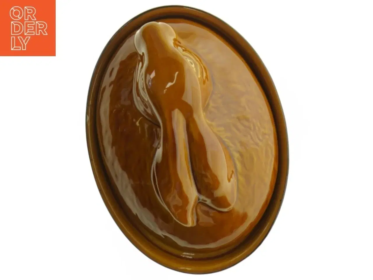 Billede 7 - Terrin med hare form (str. 17 x. 13 cm)