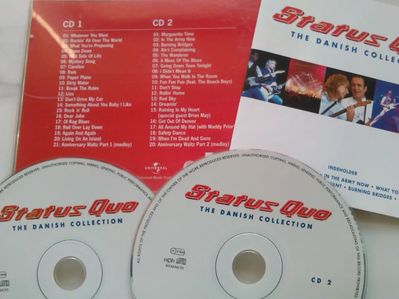 Billede 2 - STATUS QUO: THE DANISH COLLECTION (2CD  