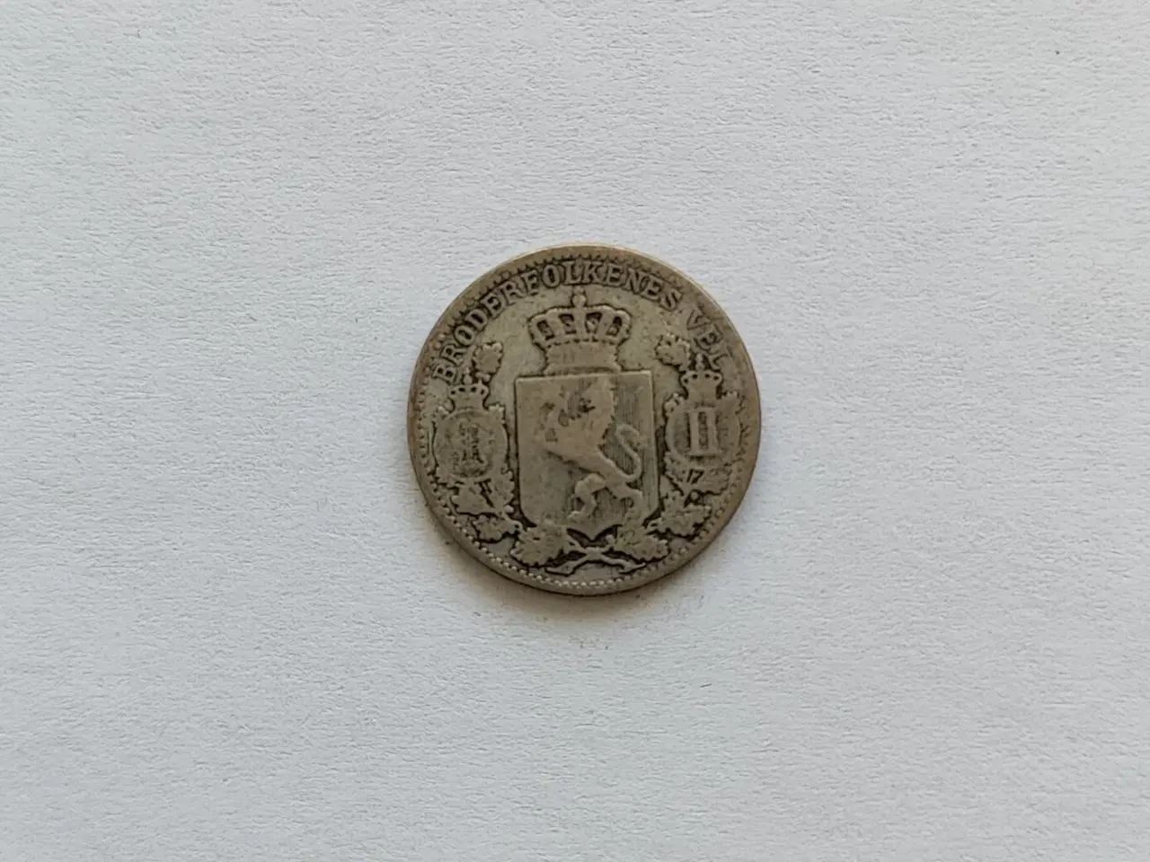 Billede 2 - 25 Øre 1896 Norge