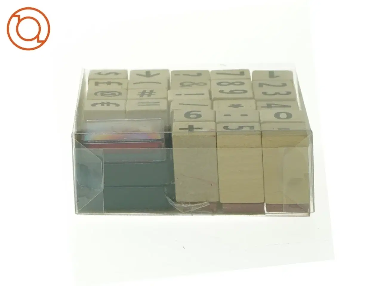 Billede 1 - Stempelsæt med tal og symboler (str. 10 cm)