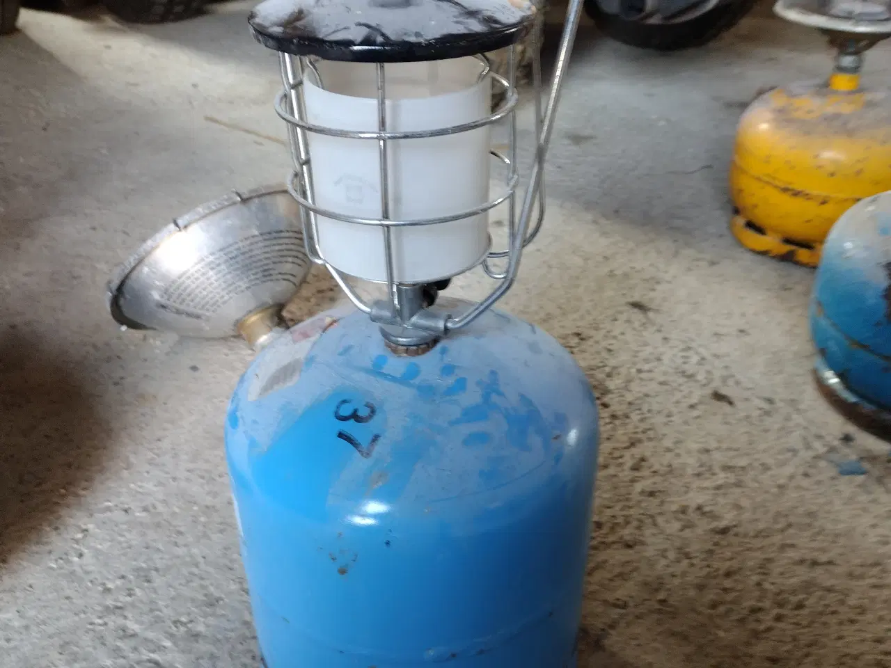 Billede 1 - Gas lampe og gas varmer inklusiv gasflaske