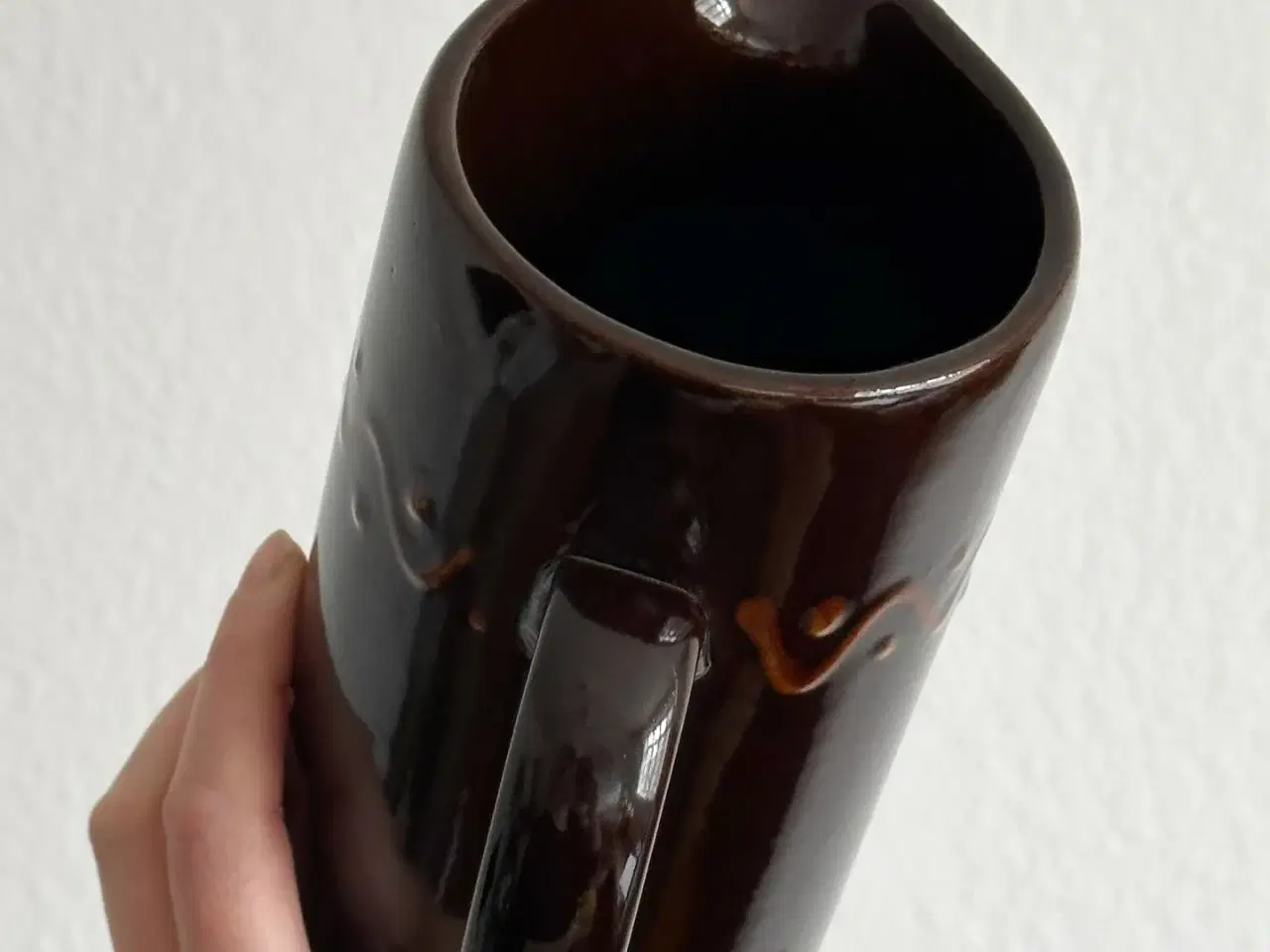 Billede 5 - Keramikkande, Gabriel Sweden, brun glasur