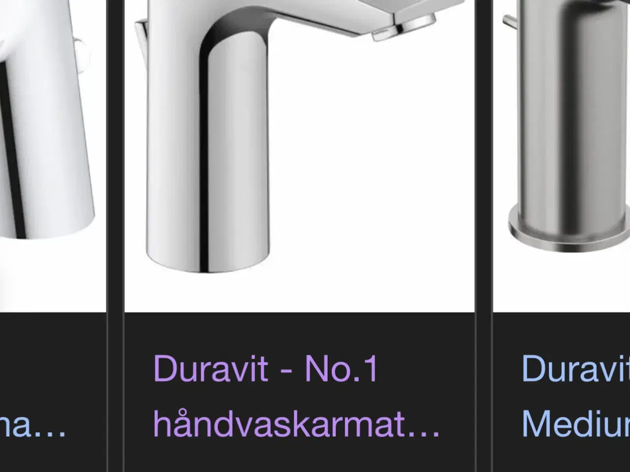 Billede 2 - 3stk. Duravit vandhaner