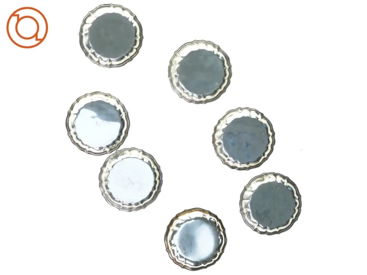 Billede 2 - Små metal tallerkener fra Fda (str. 8 cm)