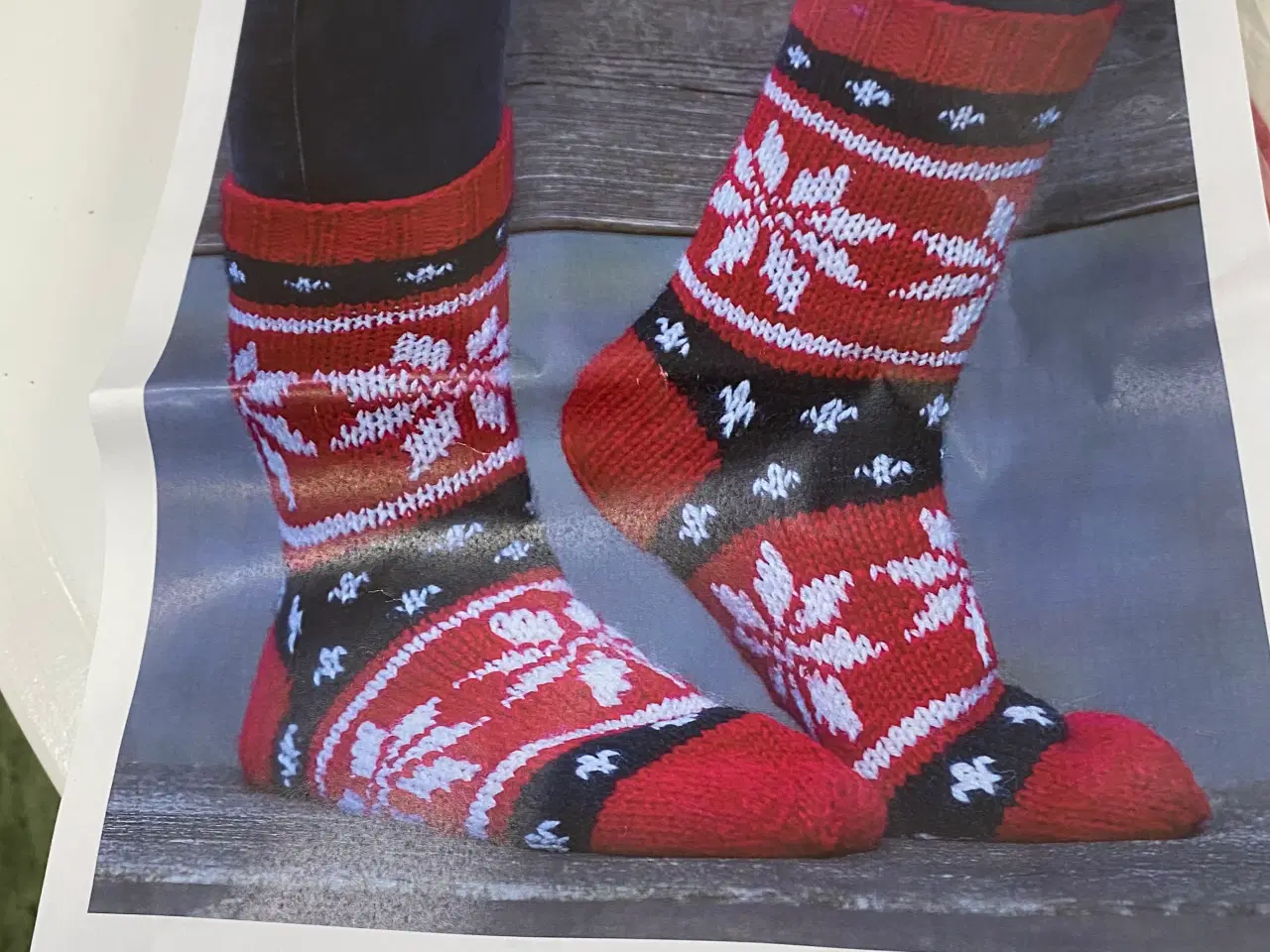 Billede 5 - 3 sæt strikkekits enten til sokker, vanter eller h