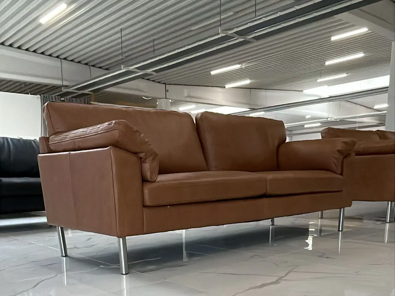 Billede 1 - Skalma lædersofa sæt – 2,5 + 3 pers