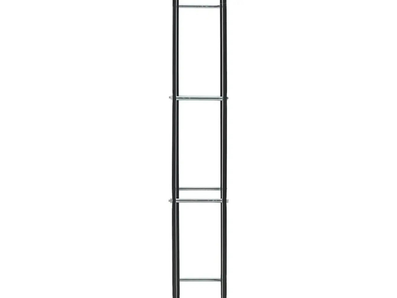 Billede 3 - Brændestativ 50 x 20 x 150 cm stål sort