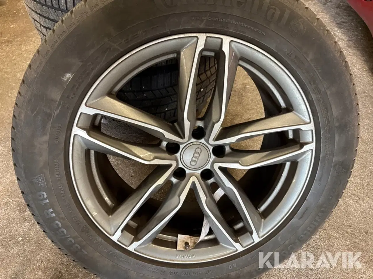 Billede 8 - Audi alufælg med Continental vinterdæk 255/55 R19 XL.