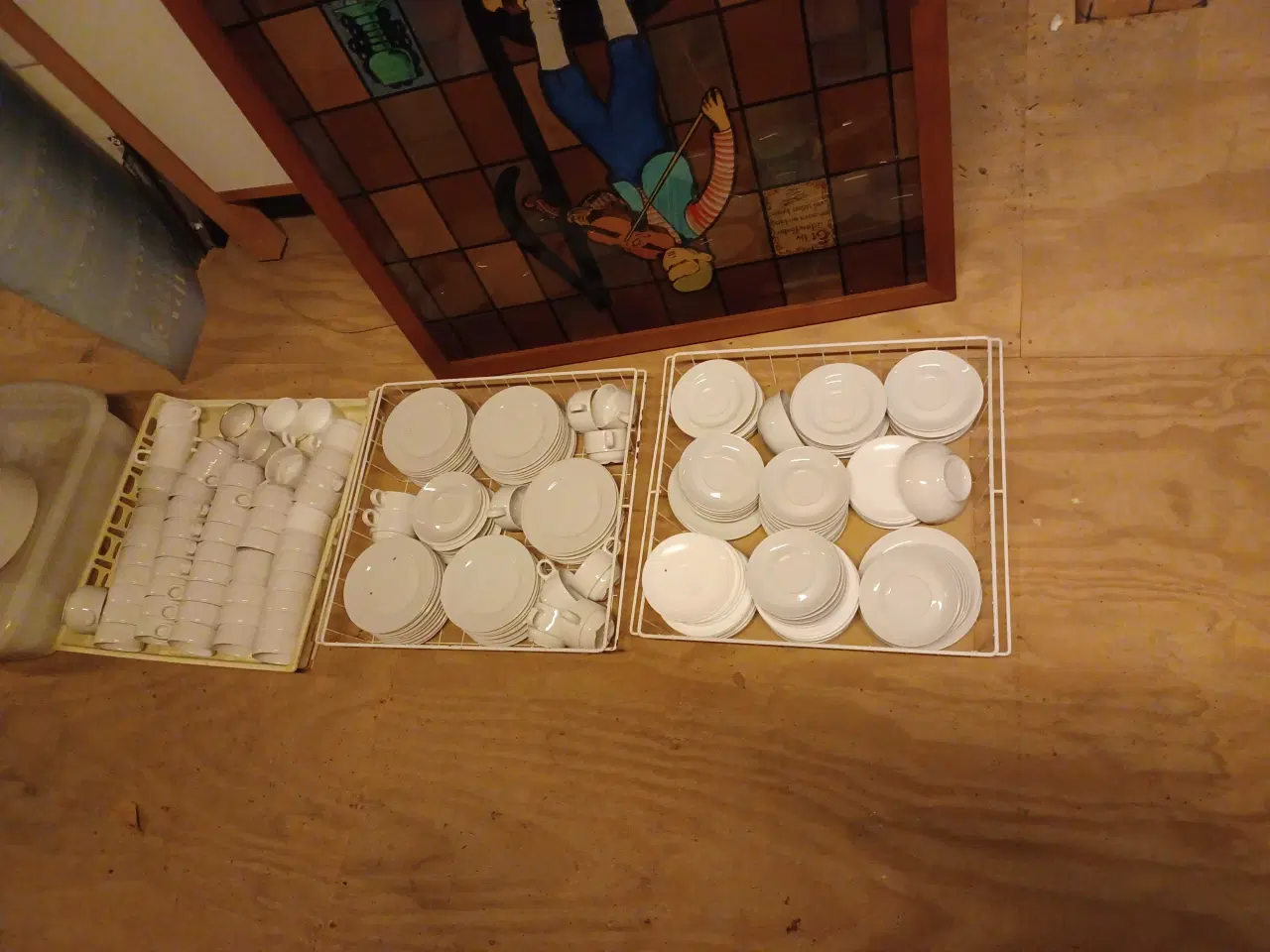 Billede 3 - Tallerken, Kopper, mv. Hvid