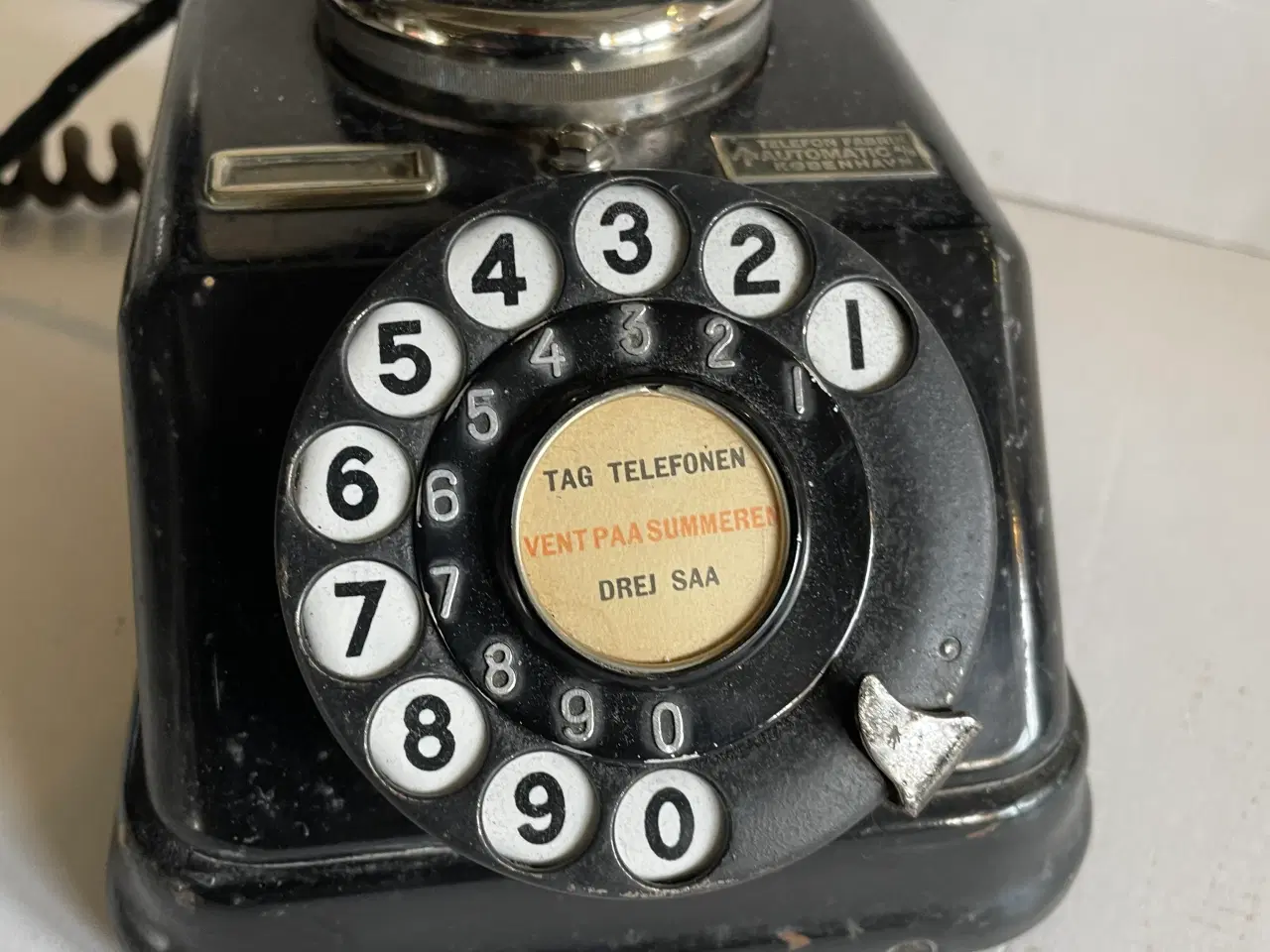 Billede 3 - Gl. telefon m. drejeskive