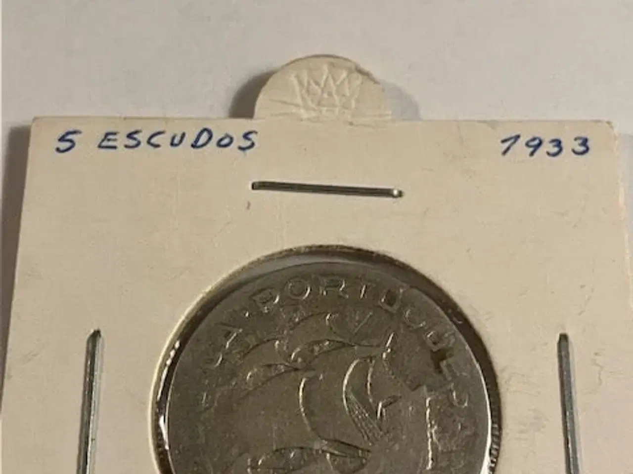 Billede 1 - 5 Escudos Portugal 1933